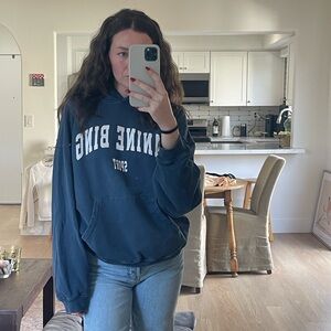 Anine Bing Sweatshirt, navy, size Small